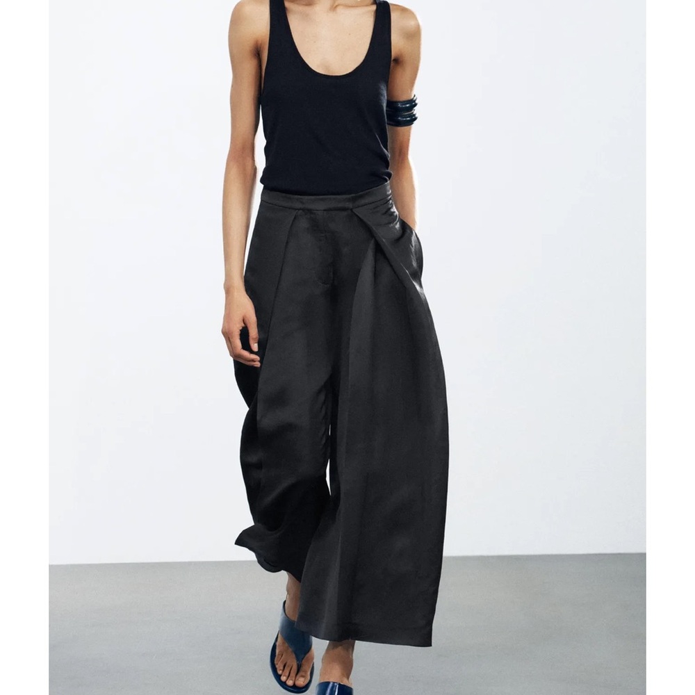 Zara Limited Edition Linen Culottes